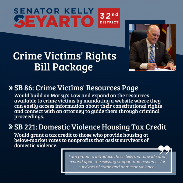 Crime Victims Bill Package